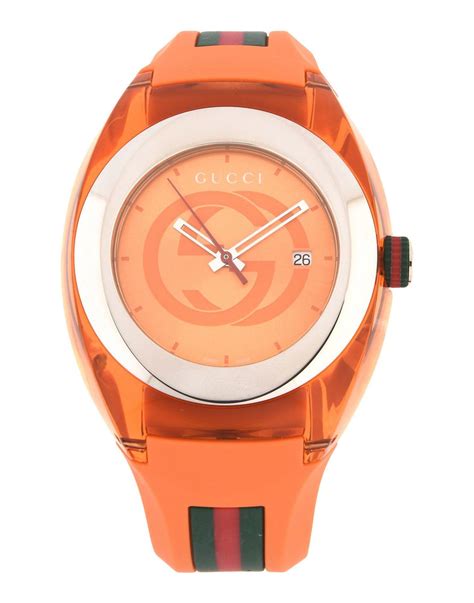 gucci orange watch|authentic Gucci watches.